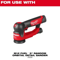 Milwaukee Tools 3” 80 Grit Mesh Sanding Discs with POWERGRID Tear Resistant Mesh – 12 pk + Pad Saver 48-80-6080