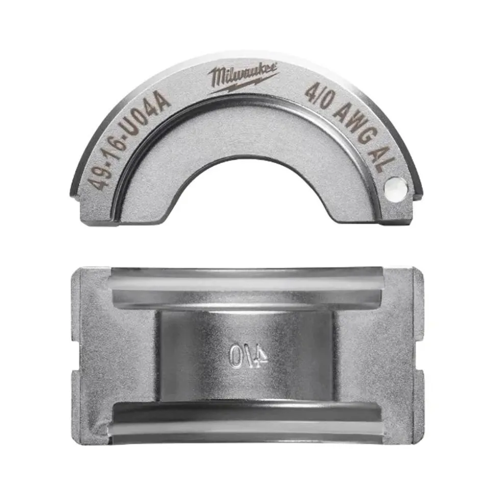Milwaukee Tools 4/0 Aluminum U Style Die 49-16-U04A