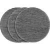Milwaukee Tools 3” Assorted 80, 120, 180 Grit Mesh Sanding Discs with POWERGRID Tear Resistant Mesh – 12 pk + Pad Saver 48-80-6405