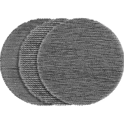 Milwaukee Tools 3” Assorted 80, 120, 180 Grit Mesh Sanding Discs with POWERGRID Tear Resistant Mesh – 36 pk + 3 Pad Savers 48-80-6406