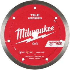 Milwaukee Tools 7" Diamond Max Continuous, Tile Diamond Blade 49-93-9207