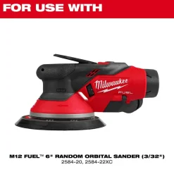 Milwaukee Tools 6" Hook and Loop Sander Backing Pad - Soft 49-36-2583