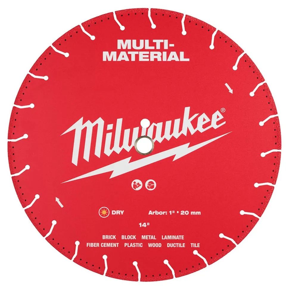 Milwaukee Tools 14" Multi-Material Diamond Blade 49-93-9614