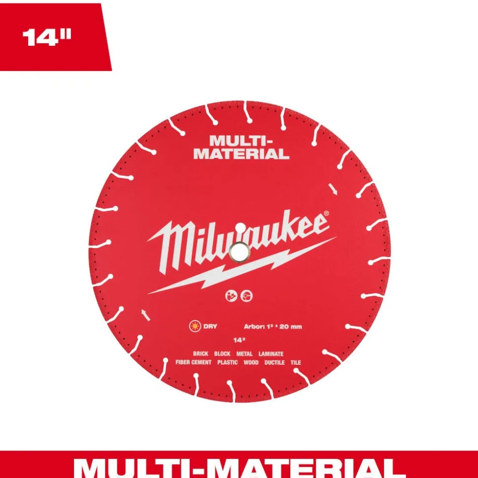 Milwaukee Tools 14" Multi-Material Diamond Blade 49-93-9614