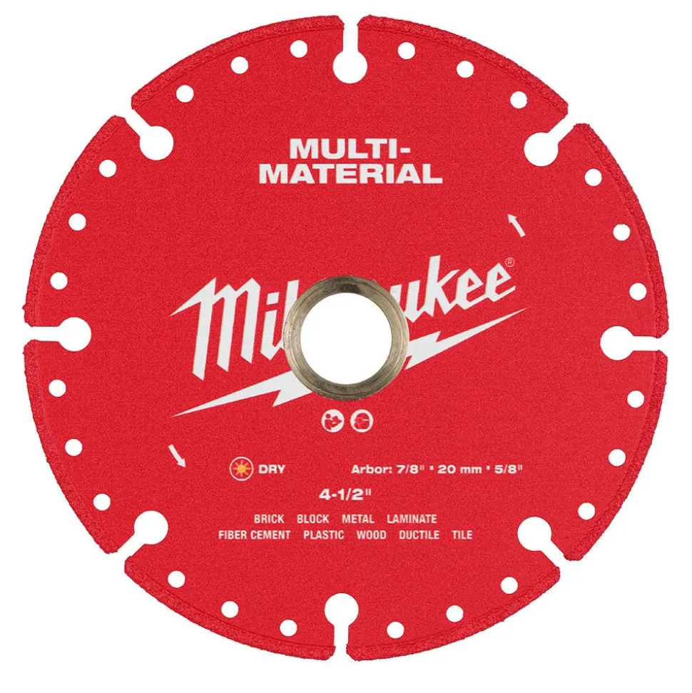 Milwaukee Tools 4.5” Multi-Material Diamond Blade 49-93-9604