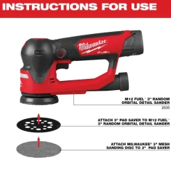 Milwaukee Tools 3" Pad Saver 48-80-6401