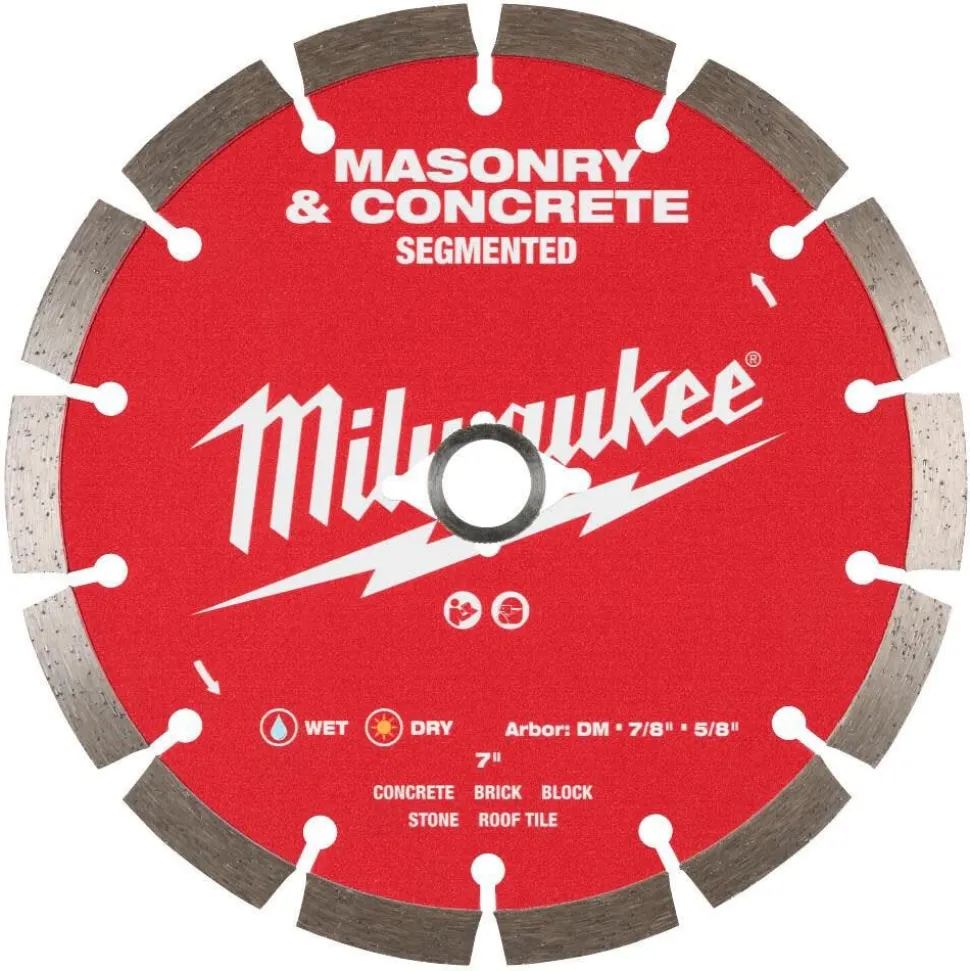 Milwaukee Tools 7" Segmented Masonry & Concrete Diamond Blade 49-93-9307