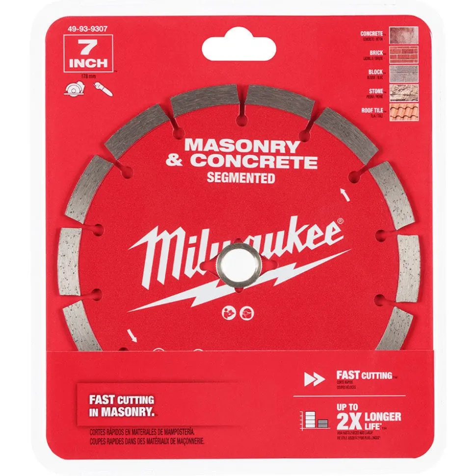 Milwaukee Tools 7" Segmented Masonry & Concrete Diamond Blade 49-93-9307