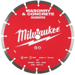 Milwaukee Tools 12" Segmented Masonry & Concrete Diamond Blade 49-93-9312
