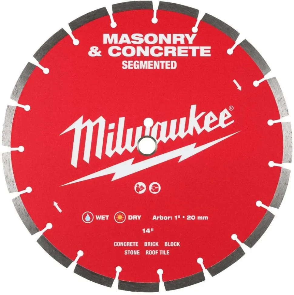 Milwaukee Tools 14" Segmented Masonry & Concrete Diamond Blade 49-93-9314