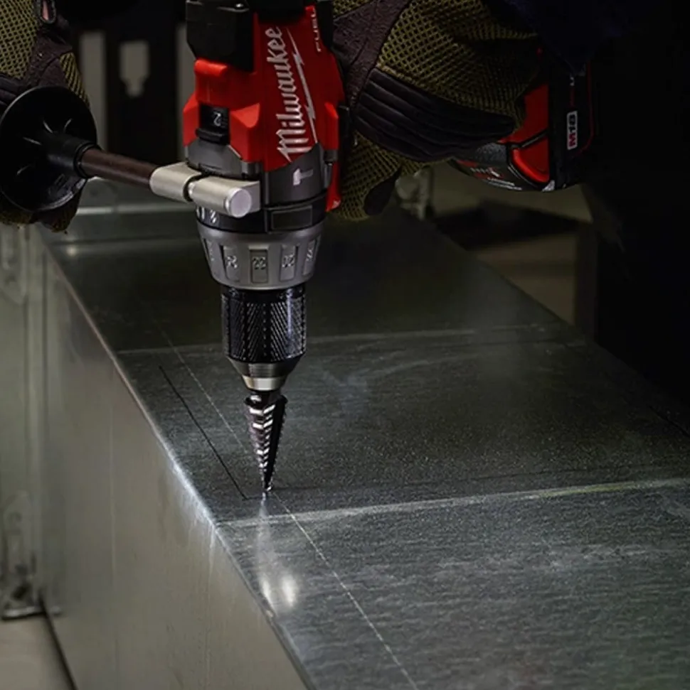 Milwaukee Tools #3 Step Drill Bit, 1/4" - 3/4" by 1/16" 48-89-9203