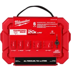 Milwaukee Tools Diamond Max Hole Saw Set - 6PC 49-56-5730