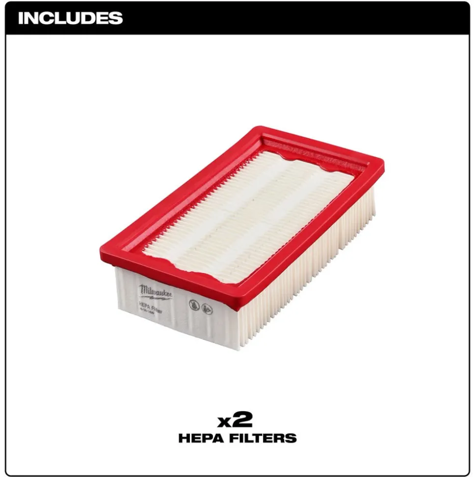 Milwaukee Tools HEPA Filter (2PK) 49-90-1968