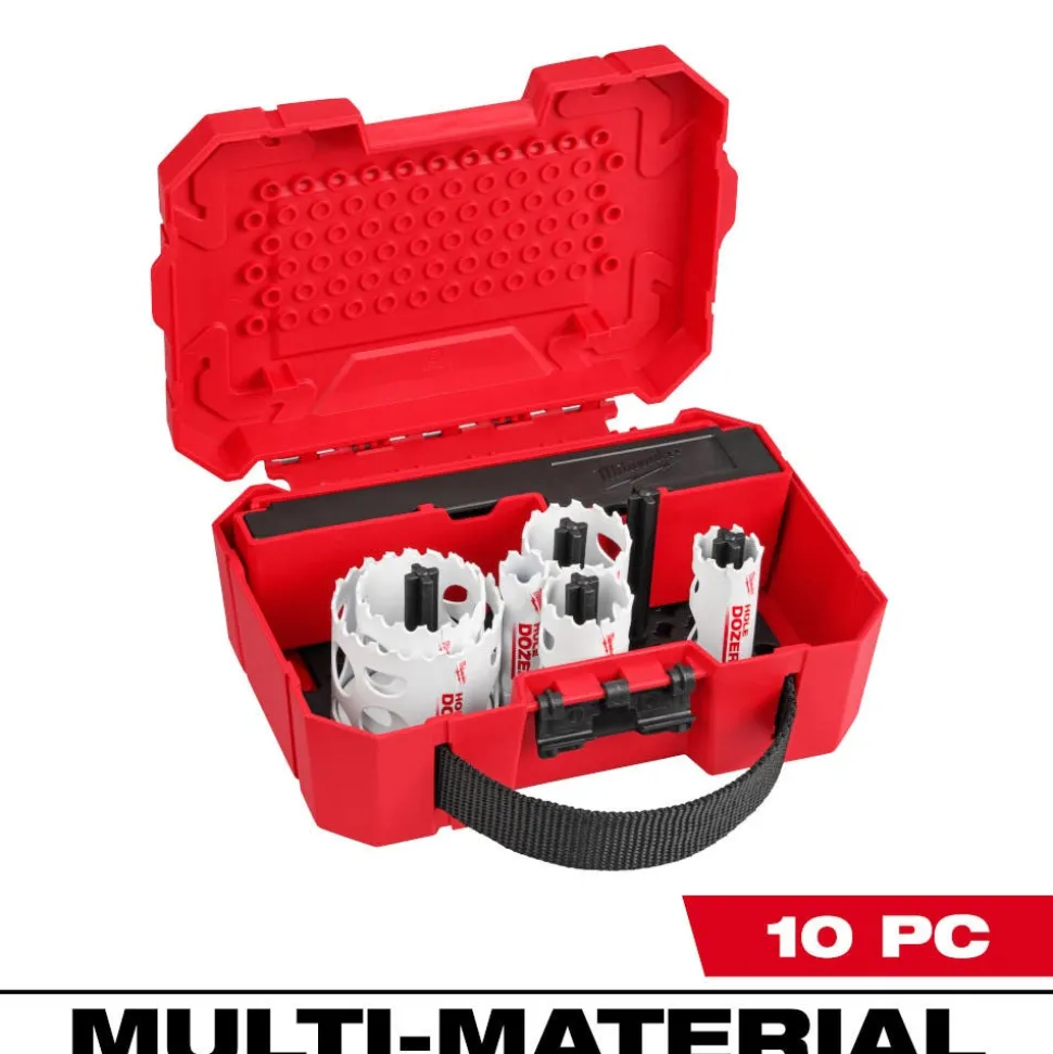 Milwaukee Tools HOLE DOZER HVAC Hole Saw Kit - 10PC 49-22-4001