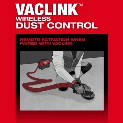 Milwaukee Tools M18 FUEL™ 9 Gallon Dual Battery or AC / PACKOUT™ / VACLINK™ Wet/Dry Dust Extractor Vac (12.0Ah) Kit 0888-22HD