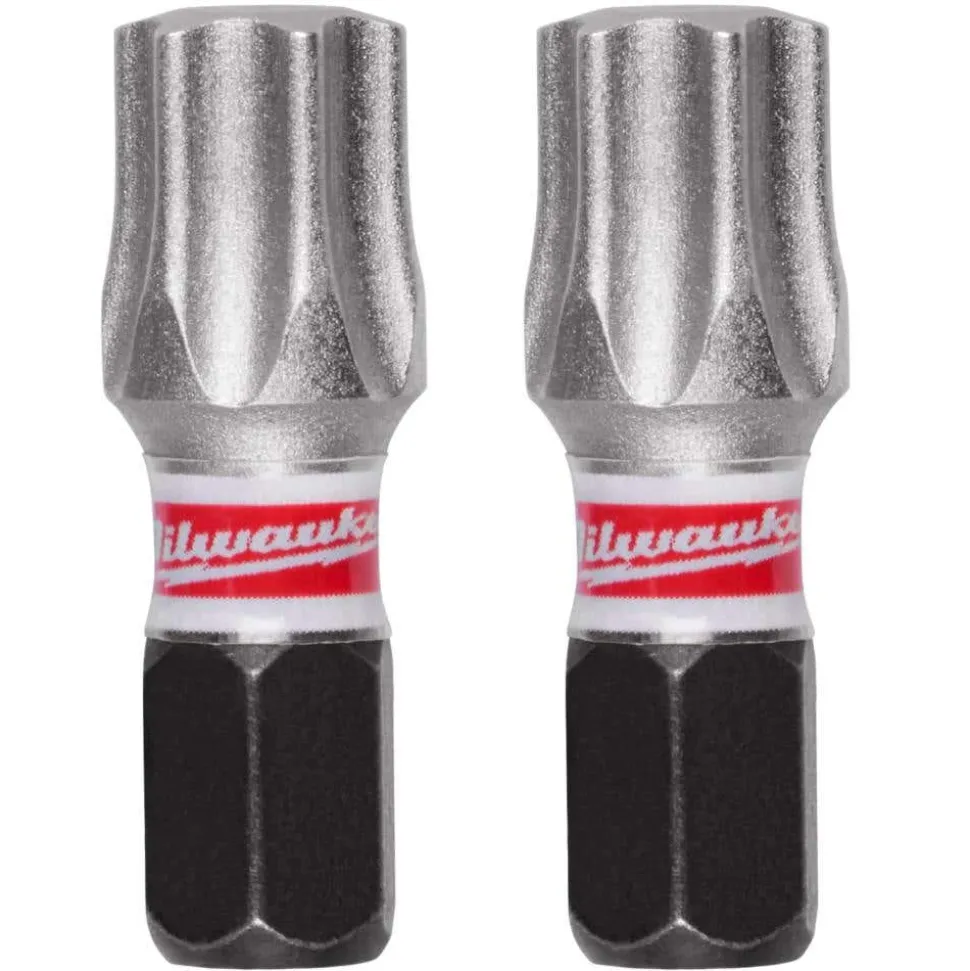 Milwaukee Tools SHOCKWAVE™ Impact Duty 1" T45 Insert Bits 2Pk 48-32-4991
