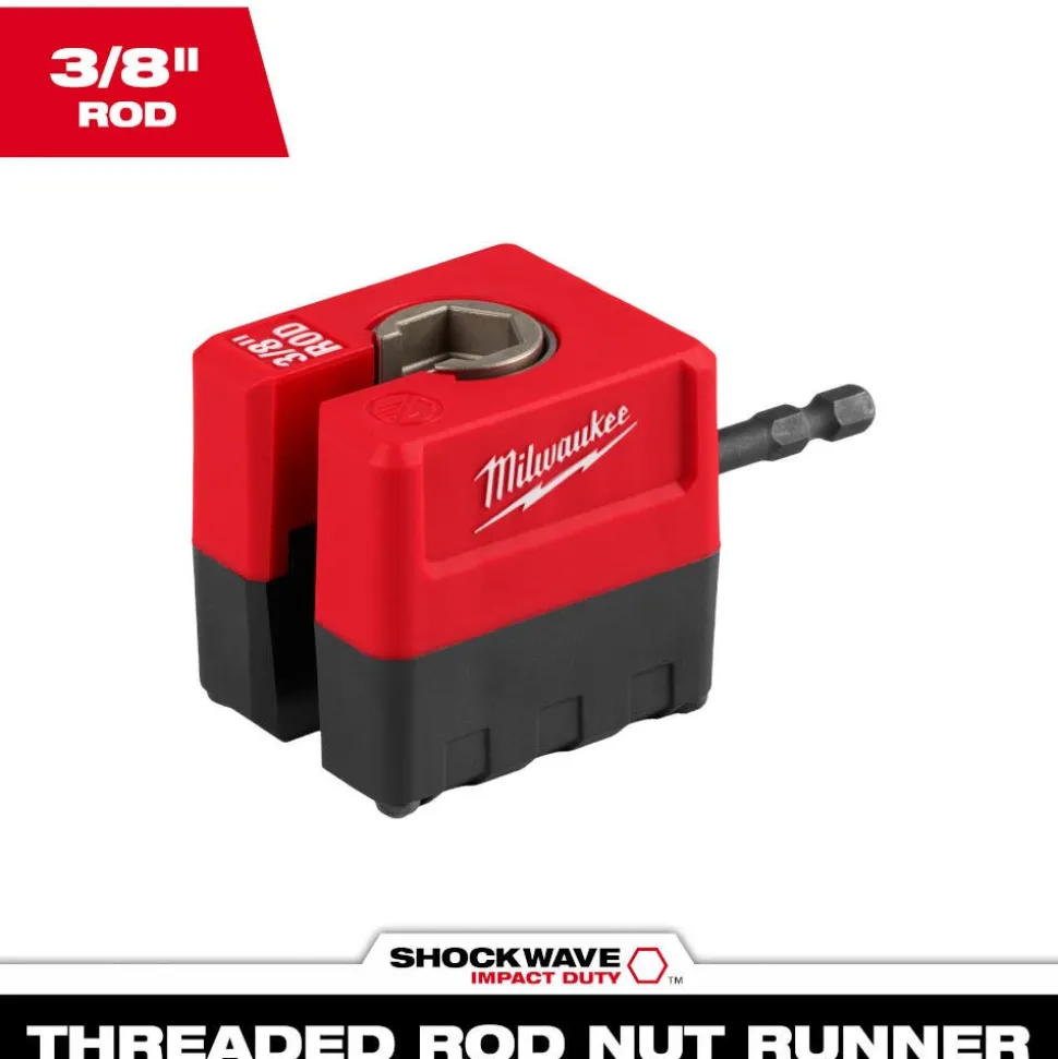 Milwaukee Tools SHOCKWAVE™ Impact Duty 3/8" Threaded Rod Nut Runner 48-32-2391