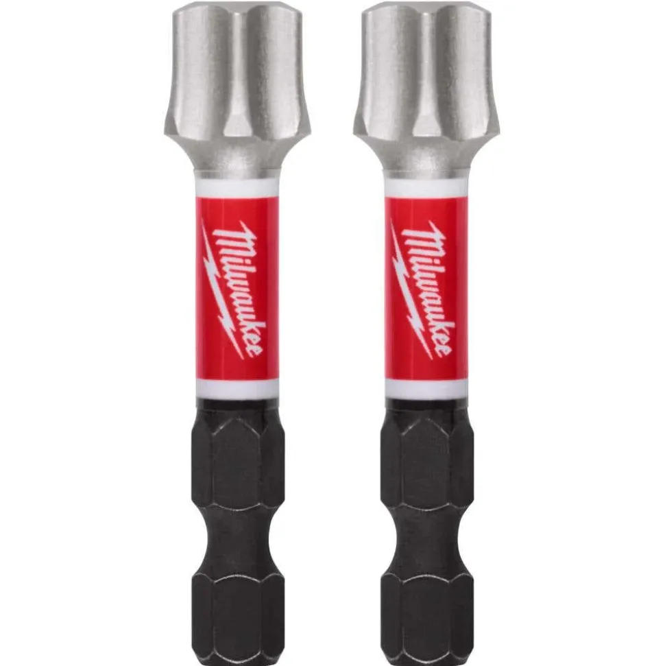 Milwaukee Tools SHOCKWAVE™ Impact Duty 2" T55 Impact Bits 2PK 48-32-6004