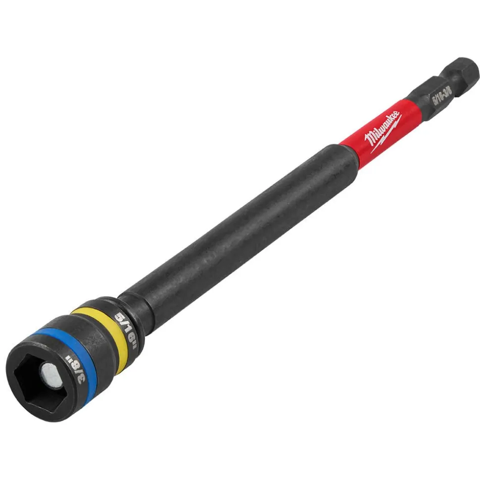 Milwaukee Tools SHOCKWAVE™ Impact Duty 5/16” and 3/8” x 6” QUIK-CLEAR™ 2-in-1 Magnetic Nut Driver 49-66-4746