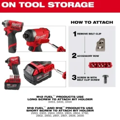 Milwaukee Tools SHOCKWAVE Impact Duty 60 Piece Drill, Drive & Fasten PACKOUT Set 48-32-5162
