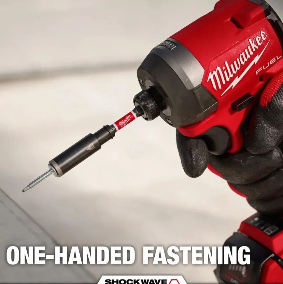 Milwaukee Tools SHOCKWAVE 4" Impact Duty Screw-Holding Bit Holder 48-32-7904