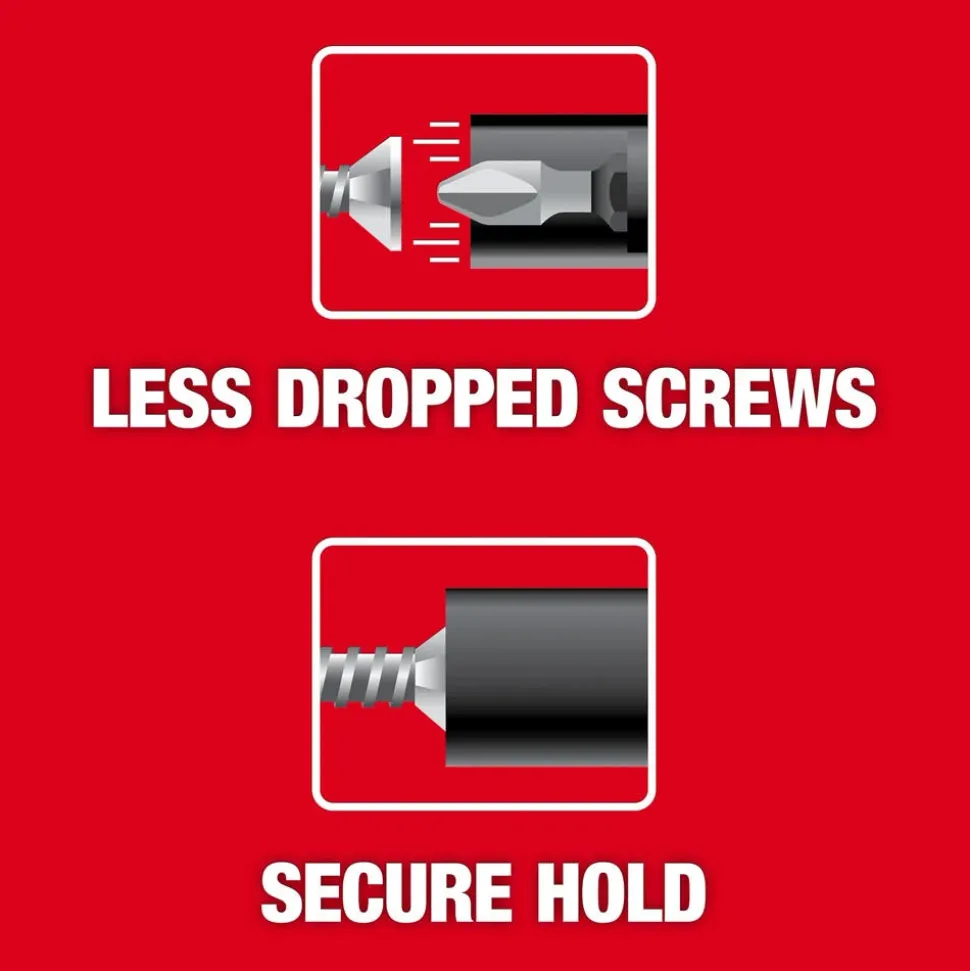 Milwaukee Tools SHOCKWAVE 4" Impact Duty Screw-Holding Bit Holder 48-32-7904