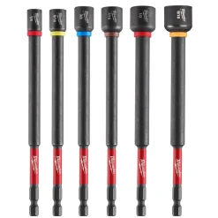 Milwaukee Tools SHOCKWAVE Impact Duty 6" Magnetic Nut Driver Set 6PC 49-66-4567