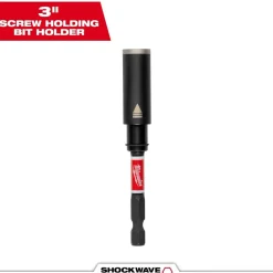Milwaukee Tools SHOCKWAVE 3" Impact Duty Screw-Holding Bit Holder 48-32-7903