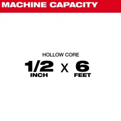 Milwaukee TRAPSNAKE 6' Toilet Auger Cable 48-53-3576