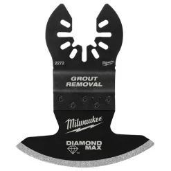 Milwaukee Universal Fit OPEN-LOK Diamond MAX Diamond Grit Grout Removal Multi-Tool Blade 1 PK 49-25-2272