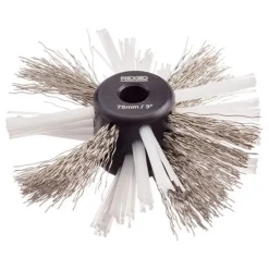 RIDGID K9-204 3" Nylon/Steel Cleaning Brush For 5/16" Cable 68978