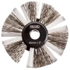 RIDGID K9-204 2" Nylon/Steel Cleaning Brush For 5/16" Cable 68973