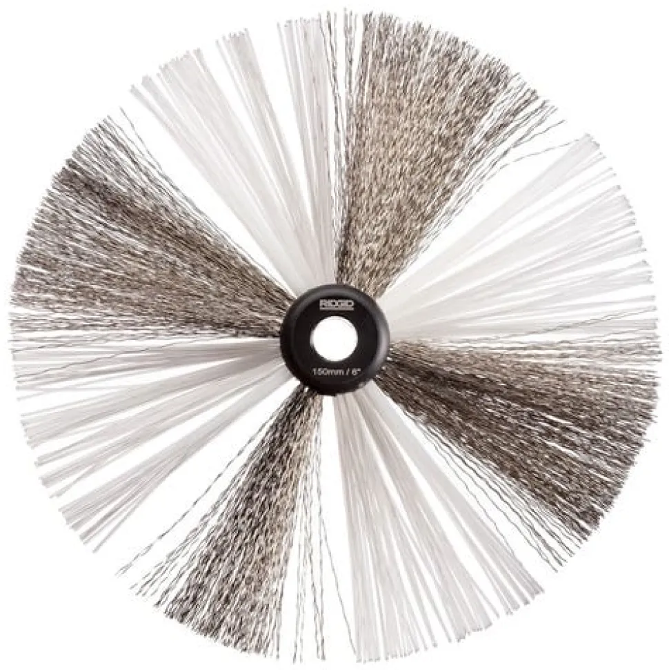 RIDGID K9-306 6" Nylon/Steel Cleaning Brush For 3/8" Cable 68998