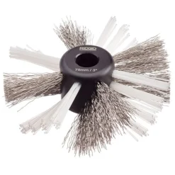 RIDGID K9-306 3" Nylon/Steel Cleaning Brush For 3/8" Cable 68988