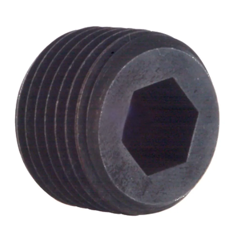 SPX Fluid Power Pipe Plug, Heat Treated, 3/8" NPTF 9687