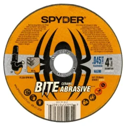 Spyder 4" Bonded Ceramic Abrasive Cut-Off Wheel 21102
