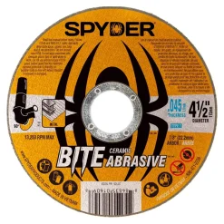 Spyder 4.5" Bonded Ceramic Abrasive Cut-Off Wheel 21105