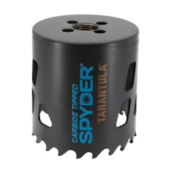 Spyder 2-1/2" Carbide Tipped Metal/Wood Cutting Hole Saw 600909CF