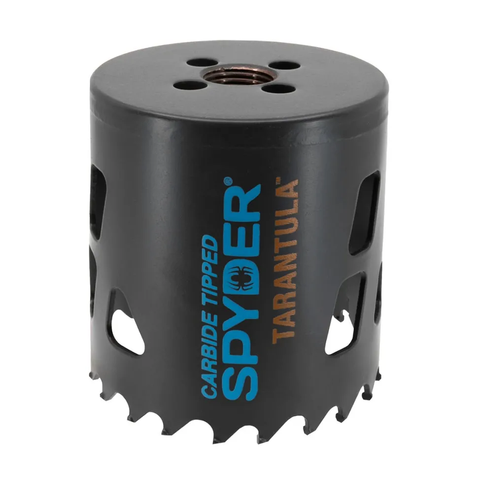 Spyder 2-1/2" Carbide Tipped Metal/Wood Cutting Hole Saw 600909CF