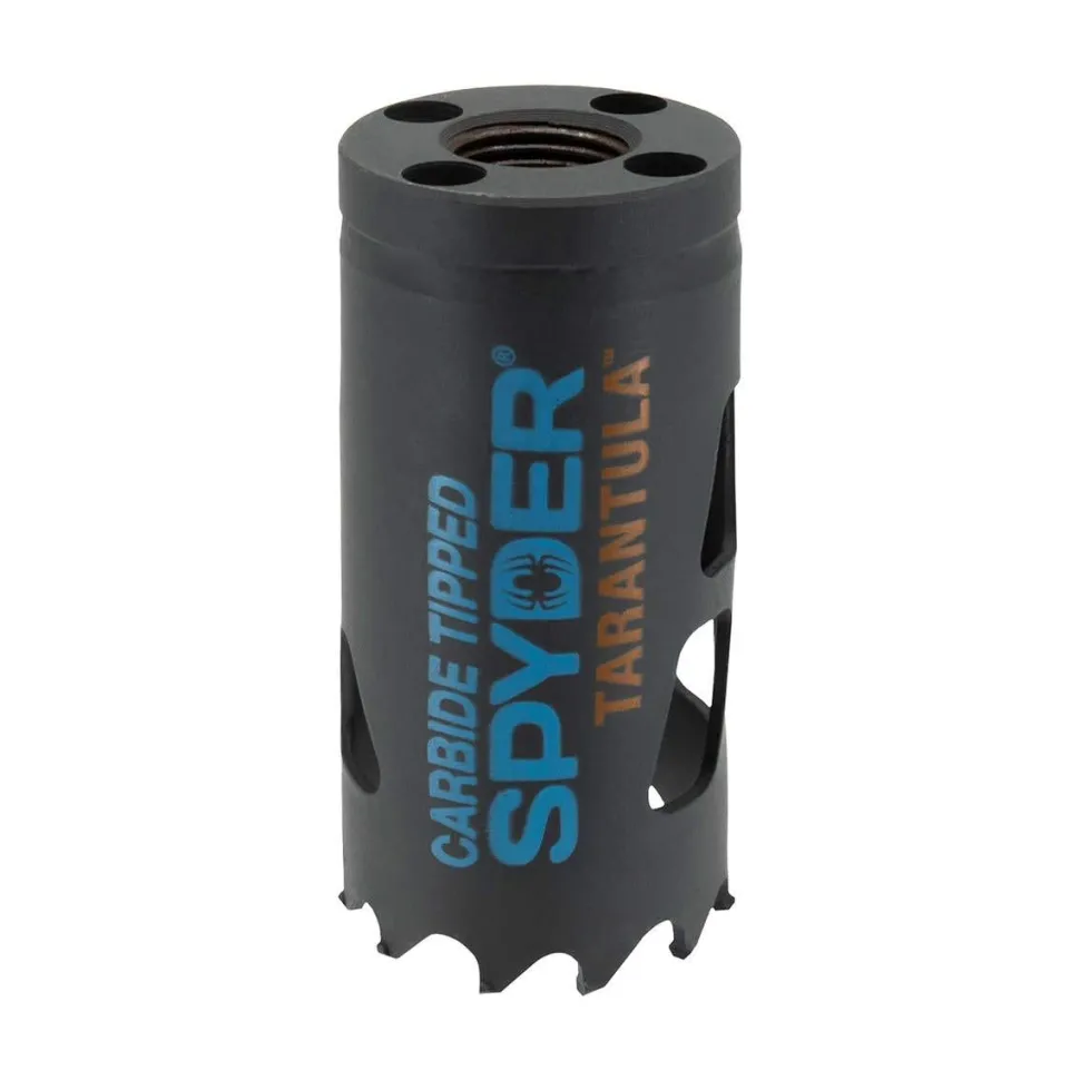 Spyder 1-3/8" Carbide Tipped Metal/Wood Cutting Hole Saw 600900CF