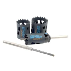 Spyder 6 Piece Tarantula Carbide Tipped, Metal Cutting Hole Saw Set 600923