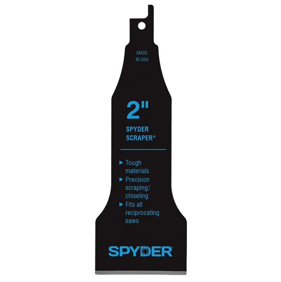 Spyder 2" Scraper Blade Attachment for Reciprocating Saws 319