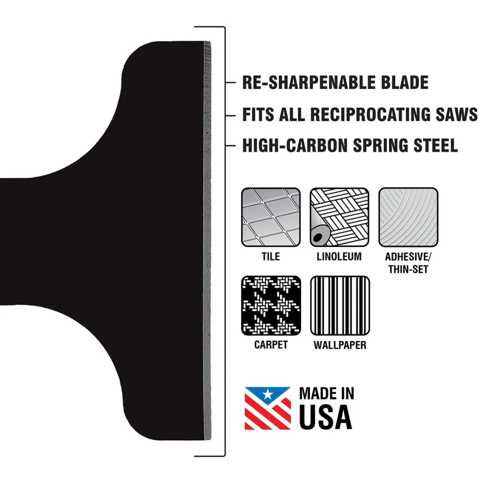 Spyder 2" Scraper Blade Attachment for Reciprocating Saws 319