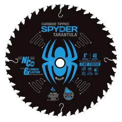 Spyder 8" 40-Tooth TCT Fine Circular Saw Blade For Panel And Sheet Cutting 13052