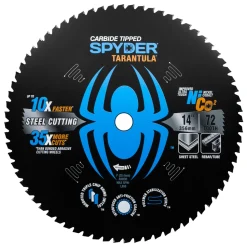 Spyder 14" 72-Tooth TCT Steel Cutting Circular Saw Blade 13506