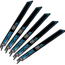 Spyder 9" 10/14-TPI Metal Cutting Reciprocating Saw Blades (5-Pack) 200305