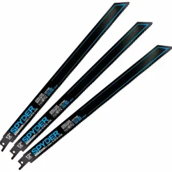 Spyder 12" 10/14-TPI Metal Cutting Reciprocating Saw Blades (3-Pack) 200307