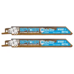 Spyder 6" 10-TPI Reciprocating Blade (2-Pack) 200319