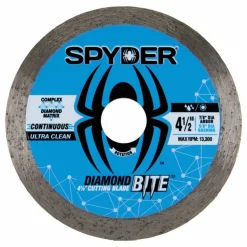 Spyder 4-1/2" Wet/Dry Continuous Diamond Saw Blade 14101
