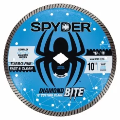 Spyder 10" Wet/Dry Turbo Diamond Saw Blade 14118